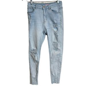 Bamboo Original Denim Blue Ripped Jeans size 11